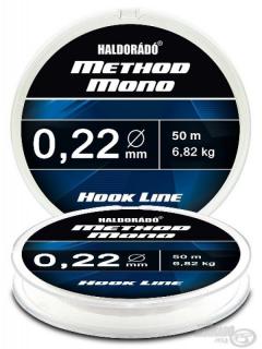 HALDORÁDÓ METHOD MONO HOOK LINE 0,22MM / 50M - 6,82 KG