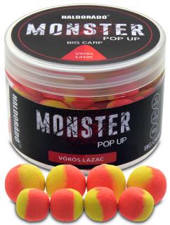 Haldorádó MONSTER Pop Up Big Carp 13, 17 mm - Vörös Lazac - Červeny Losos (50g)