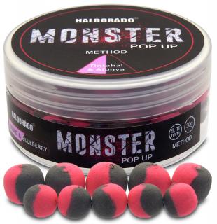 Haldorádó MONSTER Pop Up Method 9, 11 mm - Tintahal  Áfonya - Kalamar- Čučoriedka (30g)