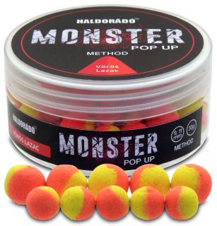 Haldorádó MONSTER Pop Up Method 9, 11 mm - Vörös Lazac - Červeny Losos (30g)