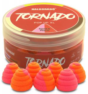 Haldorádó TORNADO Pop Up XL 15 mm - Tintahal  Barack-Squid-broskyňa (30g)