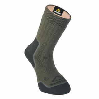 Ponožky BOBR záťažové - zelené (thermo antibakteriálne so striebrom)