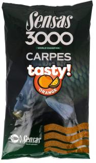 Sensas 3000 Carp Tasty Orange (kapor pomaranč) 1kg (pomaranč)