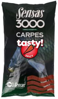 Sensas 3000 Carp Tasty Spicy (kapor korenie Robin Red) 1kg (robin red)
