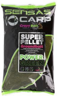 Sensas Crazy Green (cesnak) 1kg krmivo
