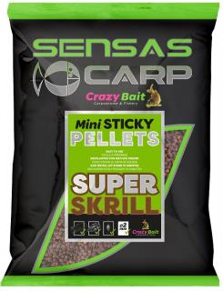 Sensas Pelety Mini Sticky Super Krill (krill) 700g