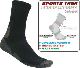 SPORTSTREK SUPER THERMO Merino ponožky 37-40