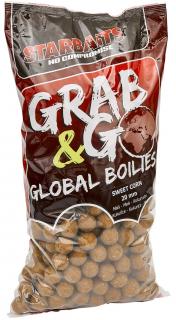 Starbaits Global boilies SWEET CORN 20mm 2,5kg (sladká kukurica)
