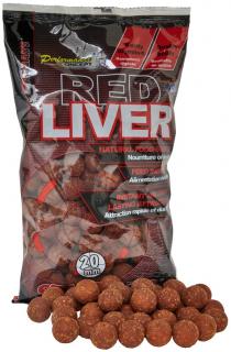 STARBAITS Red Liver 20mm 1kg boilies (pečeň a korenie)