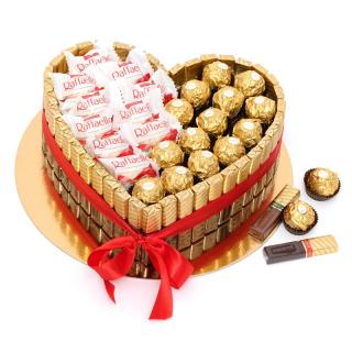 Čokoládový box FERRERO SRDCE (Nádherné sladké prekvapenie)