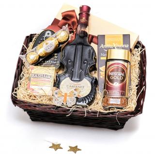 Darčekový kôš Stradivari (Elegantný a šik darček, vhodný pre každého a na každú príležitosť.)
