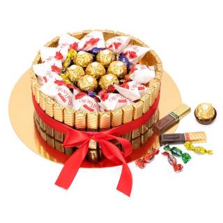 Úžasný box FERRERO MERCI TORTA (Nádherné sladké prekvapenie)