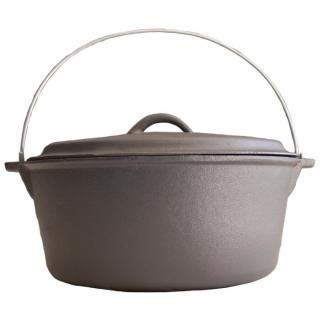 Goulash Cauldron kotlík na guláš liatina 0,4 cm 7,2 l, Goulash Cauldron pokrievka liatina 31,7 cm