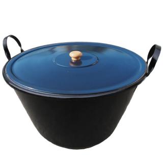 Goulash Cauldron kotol na guláš a zabíjačku smalt 1,2 cm 100 l, Goulash Cauldron pokrievka smalt 65 cm