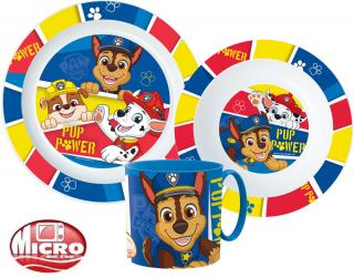 Jedálenský set - plast PAW PATROL chlapci 01