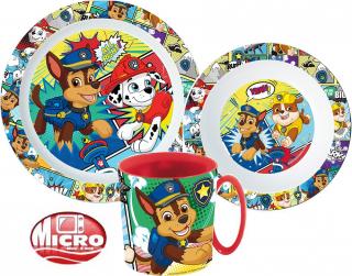 Jedálenský set - plast PAW PATROL color