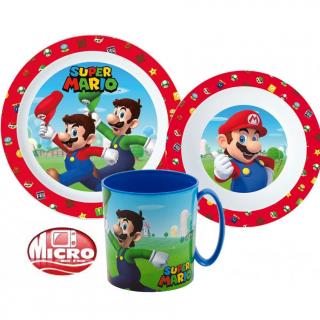 Jedálenský set - plast SUPER MARIO 01