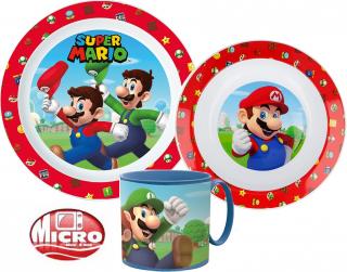 Jedálenský set - plast SUPER MARIO