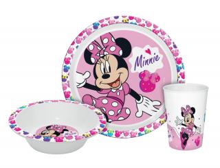 Jedálenský set v krabičke - plast MINNIE