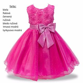 ROSSE - skladom - dievčenské spoločenské šaty 3-12r.
