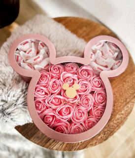 Flower box Mickey Mouse Pink