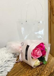 Kytica mydlových ruží Style Pink (V taške)
