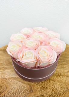 Mydlový Flower box 18 (10 ruží)