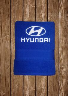 Osuška Hyundai (Vyšívaná osuška tmavomodrá)