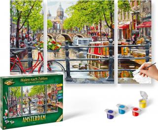 Amsterdam (80 x 50 cm) (Maľovanie podľa čísel - Schipper)