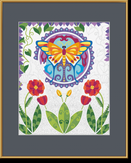 Relax &amp; Color - Motýľ (24 x 30 cm)