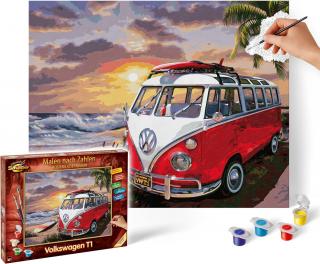 Volkswagen Bus T1 (40 x 50 cm) (Maľovanie podľa čísel - Schipper)
