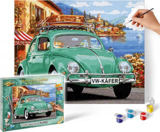 Volkswagen Käfer (40 x 50 cm) (Maľovanie podľa čísel - Schipper)