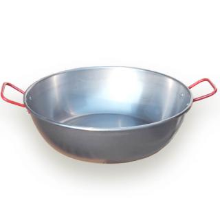 PAELLA železná panvica hlboká na grilovanie a pečenie 30 cm WOK