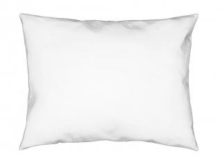 Biela krepová obliečka na vankúš 50x70  (Krep bavlna)