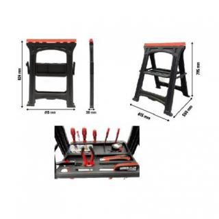 KOBYŁKA WARSZTATOWA 2 szt. / 170 kg / szt. + taca na narzędzia KD506 (Kobyłka warsztatowa 2szt. + taca na narzędzia
Marka: Kraft&amp;amp;Dele
Model: KD506
Max obciążenie: 170kg / szt.&amp;nbsp;
&amp;nbsp;)