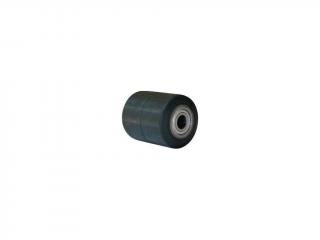 Koliesko hliník, guma 80 x 70 mm  (Hliníkové a pogumované koliesko pre paletový vozík s ložiskami 6204.)