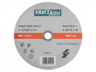 Kraft&amp;Dele KD975/25 (REZNÝ KOTÚČ DO KOVU 230mm x 2,5mm x 22,23mm )