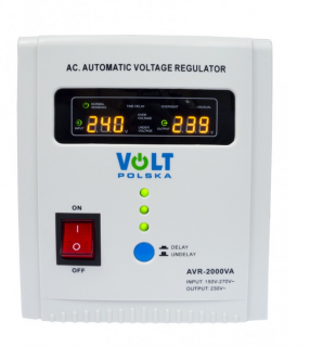 Volt POWER  AVR-2000VA (Externý stabilizátor napätia pre elektrocentrály do 2000W)