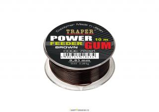 Feeder guma Power Brown 0,65mm - 10m (Traper)