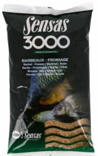 Krmivo 3000 Barbel Cheese 1kg - Mrena syrová (Sensas)