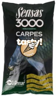 Krmivo 3000 Carp Tasty 1kg  - Scopex (Sensas)