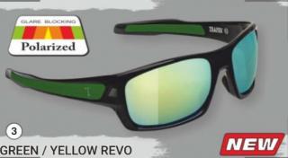 Okuliare polarizačné Horizon Green/green Revo (Traper)
