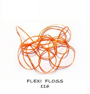 Oranžová Flexi Floss1m 1mm