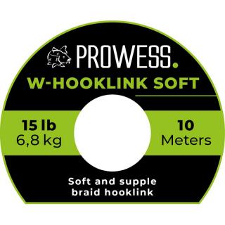 Prowess Spletaná boiliesová šnúra W-HookLink Soft 15lb