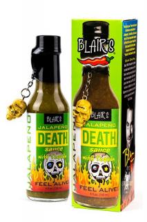 Blair's Jalapeno Death sauce, páliva omáčka