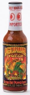 Iguana En Fuego Extra Hot Pepper Sauce
