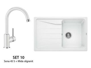 BLANCO SET 10 (SONA 45 S + MIDA)