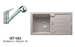 FRANKE SET G82 (STG 614-78 + FG 9547)