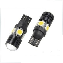 LED auto žiarovka T10 COB 4 X SMD 5050 3W, modrá