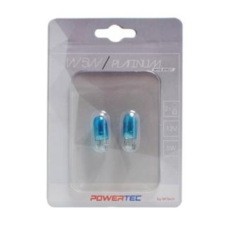 Powertec W5W T10 12V 5W WEGDE Platinum white effect blister 2ks